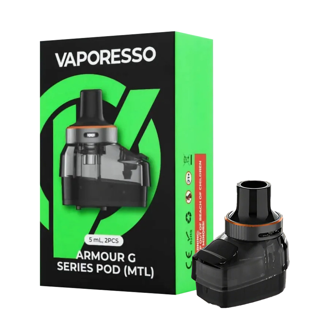 Vaporesso Armour G Series 5mL Replacement Pods (2 Pack) Adjustable Airflow | Payless Distributors Vaporesso Armour G Series 5mL Replacement Pods (2 Pack) Adjustable Airflow | Payless Distributors