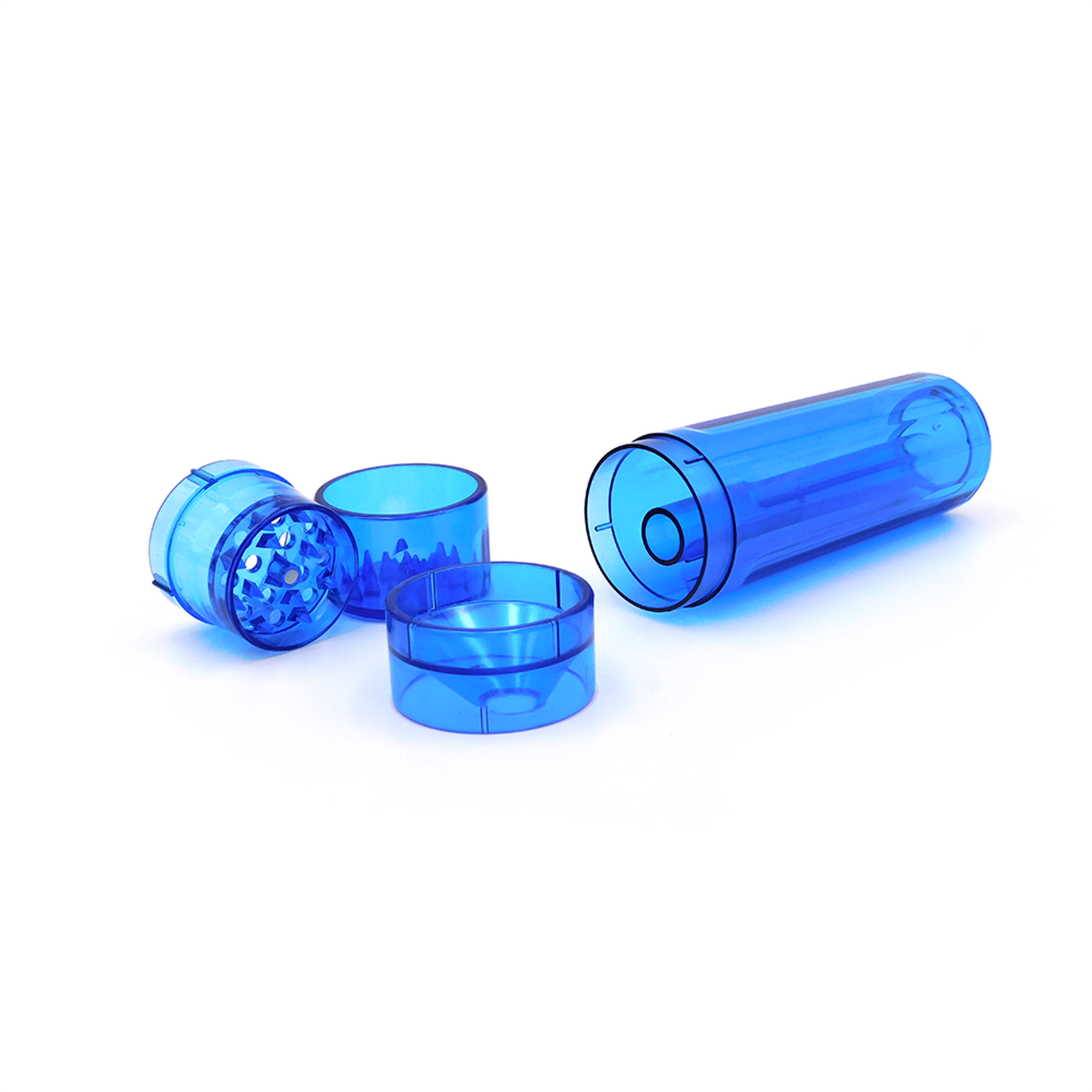 Sesh Flower Tower Portable Grind & Pack - Blue