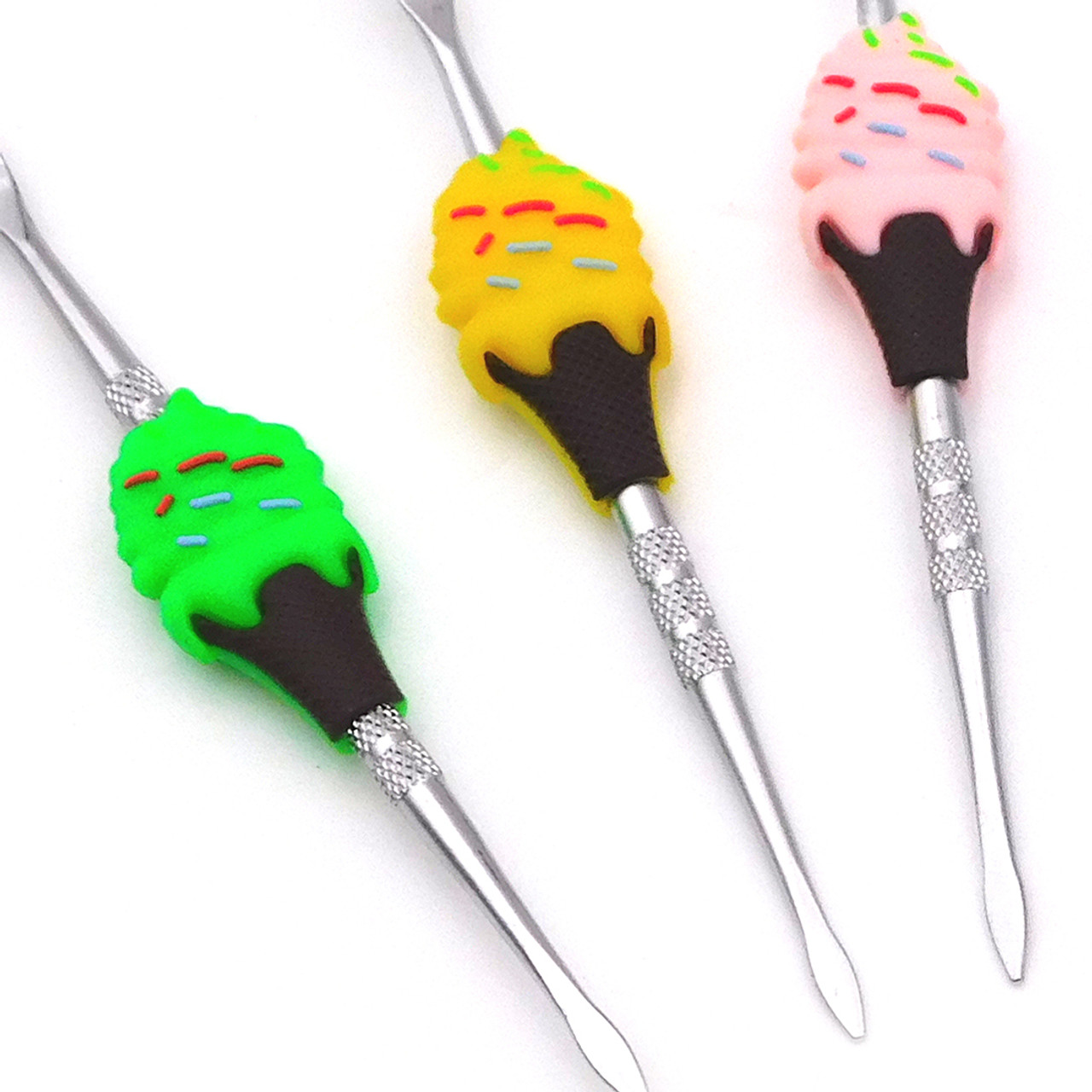 Dabbers Metal Dab Tool With Silicone Sleeves – Assorted Colors –