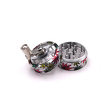 Color Weed Metal Manual Grinder w/ Crank (Assorted Colors)(Display of 10)