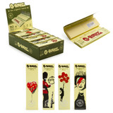 G-Rollz Banksy's Graffiti Organic Hemp Extra Thin King Size Rolling Papers + Tips (24 Count Display)