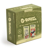 G-Rollz Banksy's Graffiti Organic Hemp Extra Thin  King Size Rolling Papers + Tips & Tray (16 Count Display) - Design Set 1
