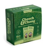 G-Rollz Cheech & Chong Organic Green Hemp King Size Rolling Papers + Tips & Tray (16 Count Display) - Design Set 2