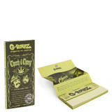 G-Rollz Cheech & Chong Medicago Sativa Extra Thin King Size Rolling Papers + Tips & Tray (16 Count Display) - Design Set 1