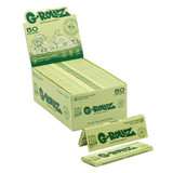G-Rollz Medicago Sativa Extra Thin 1¼ Rolling Papers (25 Count Display) - Organic Hemp Green Paper