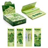 G-Rollz Cheech & Chong Organic Green Hemp 1¼ Rolling Papers + Tips (24 Count Display)