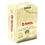 G-Rollz Bulk King Size Pre-Rolled Cones (72 Count Display) - Organic Hemp Extra Thin
