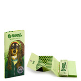 G-Rollz Pets Rock Duo Organic Green Hemp King Size Rolling Papers + Tips & Tray (16 Count Display)
