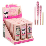 G-Rollz Banksy's Graffiti 3 King Size Pre-Rolled Cones (24 Count Display) - Lightly Died Pink