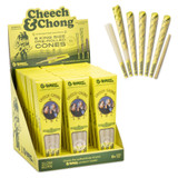 G-Rollz Cheech & Chong 6 King Size Pre-Rolled Cones (24 Count Display) - Bamboo Unbleached