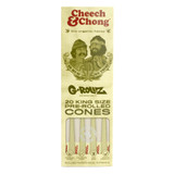 G-Rollz Cheech & Chong 20 King Size Pre-Rolled Cones (Single Unit) - Organic Hemp Extra Thin