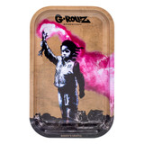 G-Rollz Banksy's Graffiti Medium Rolling Tray (Single Unit) - Torch Boy