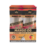 King Palm 2 Mini Size Flavored Pre-Rolled Cones (Display) - Mango OG