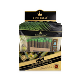 King Palm 25 Rolls Pre-Rolled Cones w/ Boveda (Display) - Mini