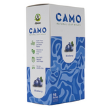 Camo Natural Leaf Rolling Wraps (Display) - Blueberry