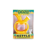 Ooze Kettle Silicone Glass Water Pipe (Single Unit) - Orange