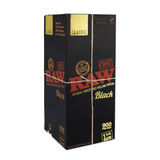 RAW Classic Black Pre-Rolled Cones (Bulk) - 1¼