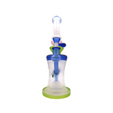 Lookah (C76) Tataoo Frosted Crystals 12" Glass Water Pipe (Single Unit)