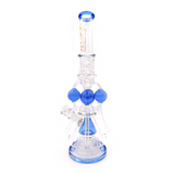 Lookah (WPC710) Glass Monster Quad 19.5" Glass Water Pipe (Assorted Colors)(Single Unit)