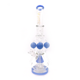 Lookah (WPC710) Glass Monster Quad 19.5" Glass Water Pipe (Assorted Colors)(Single Unit)