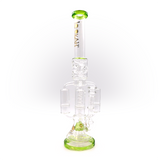 Lookah (WPC761) Running On 'Shrooms 20.5" Glass Water Pipe (Assorted Colors)(Single Unit)