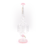 Lookah (WPC761) Running On 'Shrooms 20.5" Glass Water Pipe (Assorted Colors)(Single Unit)