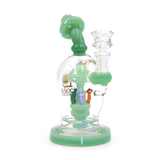 Lookah (WPC723) Mushrooms 9" Glass Water Pipe (Assorted Colors)(Single Unit)