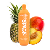 Space Nova Bar Disposable Vape Rechargeable  - Peach Mango Pineapple