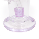 Purple Honeycomb Percolator Bent Neck 9" Water Pipe (Single Unit)