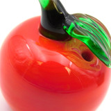 Apple Glass Carb Cap (Assorted Colors) (Single Unit)