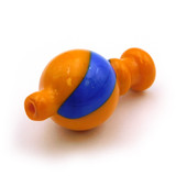2 Tone Round Raked Bubble Carb Cap (Assorted Colors)(Single Unit)