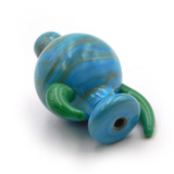 Horned Bubble Glass Carb Cap (Assorted Colors)(Single Unit)