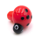 Ladybug Glass Carb Cap (Assorted Colors)(Single Unit)