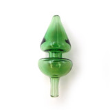 Dual Sided Glass Carb Cap (Assorted Colors)(Single Unit)