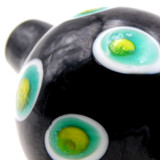 Eye Design Bubble Glass Carb Cap (Assorted Colors)(Single Unit)