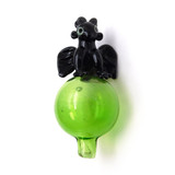 Cartoon Dragon Glass Carb Cap (Assorted Colors)(Single Unit)