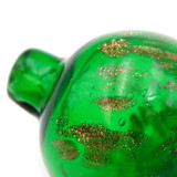Gold Speckles Raked Bubble Glass Carb Cap (Assorted Colors)(Single Unit)