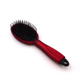 Flat Handle Red Hair Brush Safe Can (Single Unit)