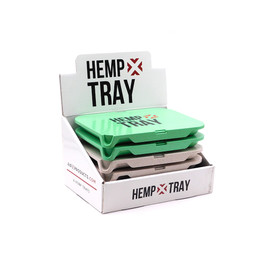 Air X Biodegradable Hemp Rolling Tray w/ Cover (Display of 6)