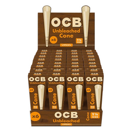 OCB Virgin Pre-Rolled Cones (Display) - 1¼