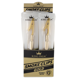 King Palm Smoke Clips (Display) - Gold