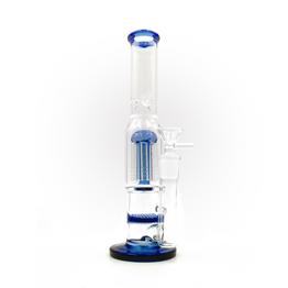 Blue Percolator 10" Water Pipe (Single Unit)