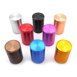 Color Metal Storage Jar (Assorted Colors)(24 Pack)