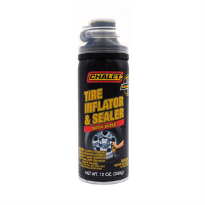 Chalet Tire Inflator 12oz Safe Can (Assorted Designs)(Single Unit)