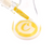 CK Logo 13" Beaker Bong Water Pipe (Single Unit) - Yellow