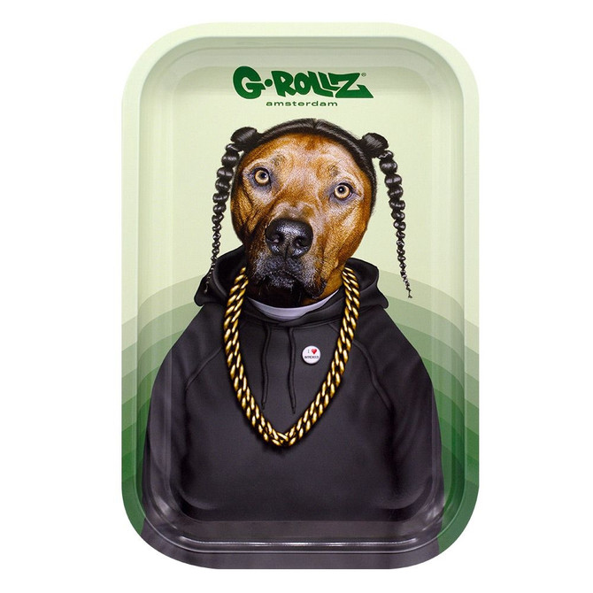 G-Rollz Pets Rock Medium Rolling Tray (Single Unit) - Rap