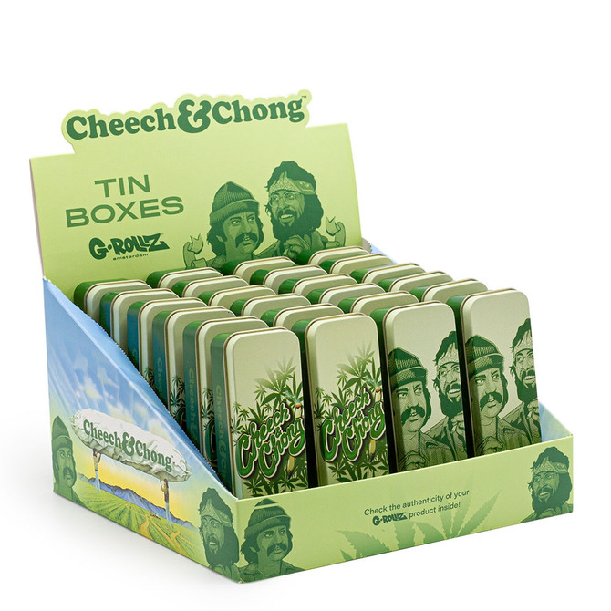 G-Rollz Cheech & Chong Small Storage Box (24 Count Display) - Set 1