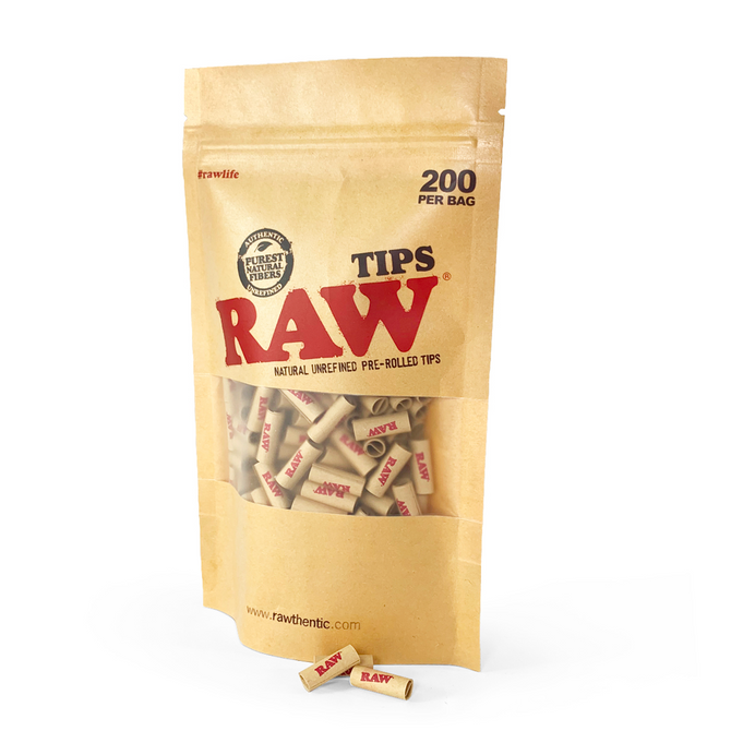 RAW Pre-Rolled Tips Bag (Single Unit)