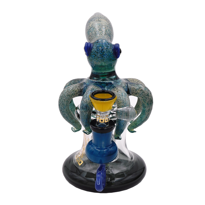 Lookah (C34BG) Tataoo Kraken 6" Glass Water Pipe (Single Unit)