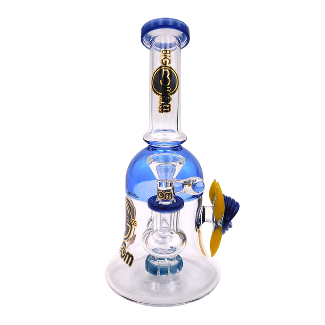 Lookah (C36B) Big Mom Horned Eye 9" Glass Water Pipe (Single Unit)